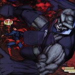 Superman beats darkseid