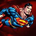 Superman cool cartoon look