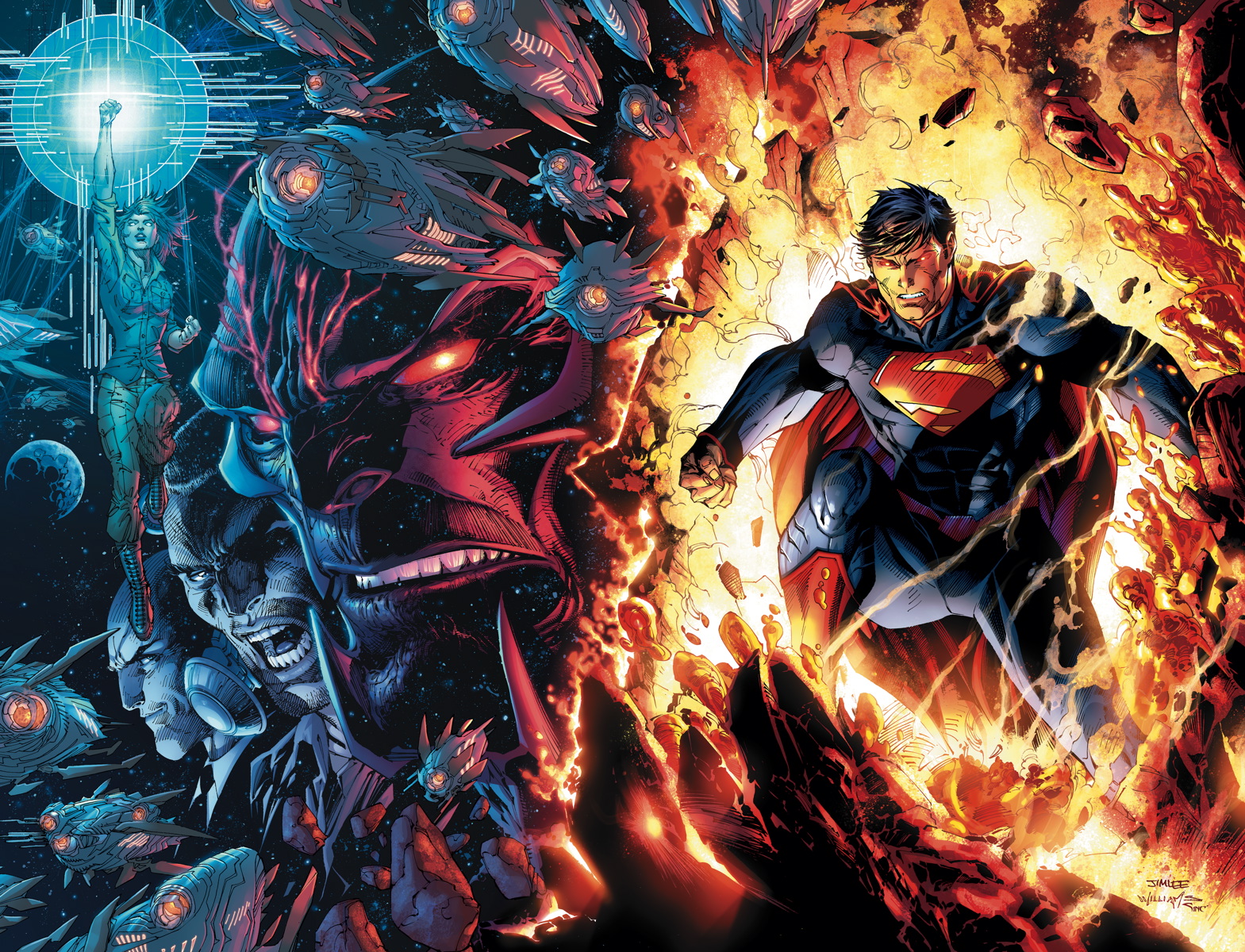 Superman darkseid luthor
