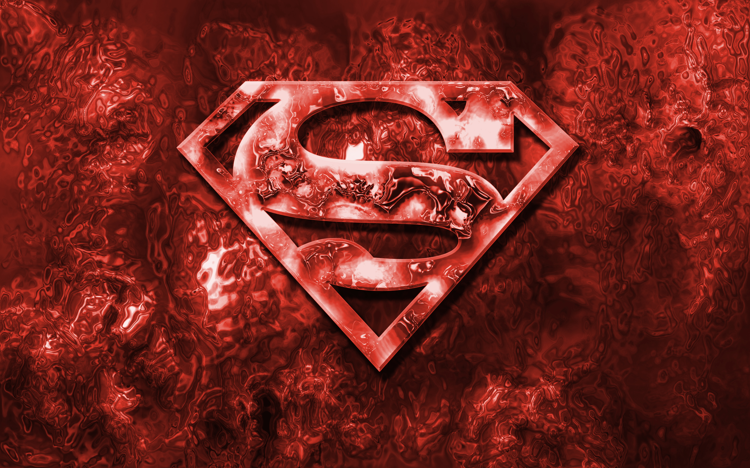 Superman logo red