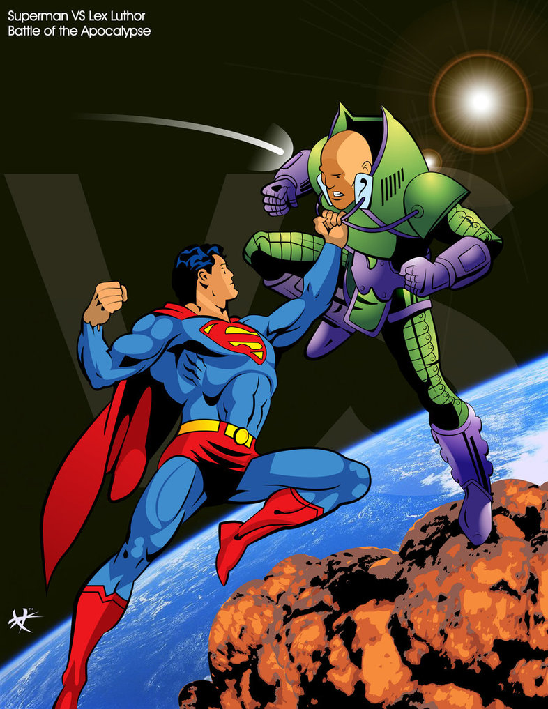 Superman vs lex luthor iphone6 wallpaper