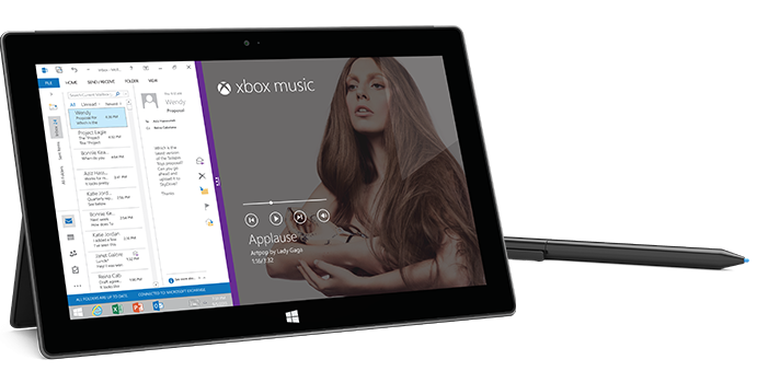 Surface 2 pro groove music player e1439759826485