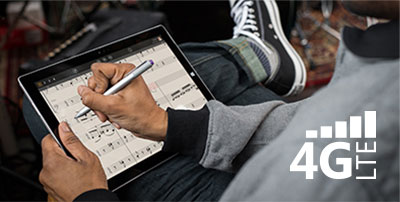 Surface 3 pen write music