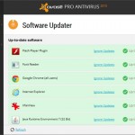 Avast antivirus software updater