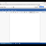 Google docs on windows 10