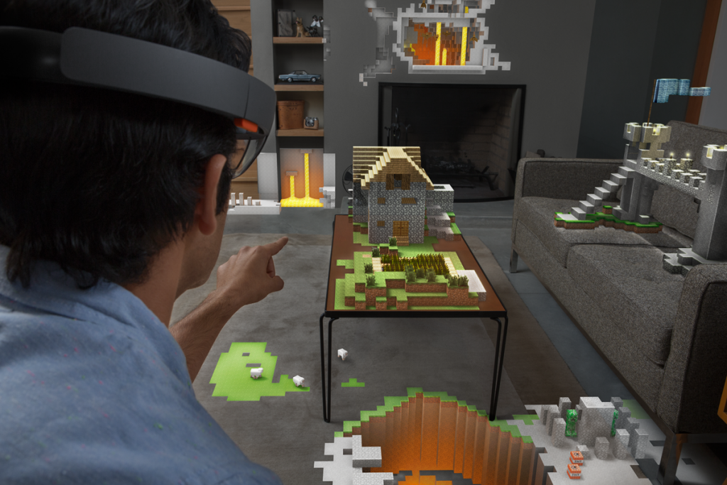 Hololens minecraft game