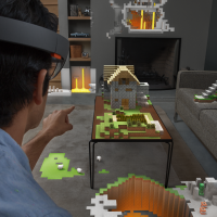 Hololens minecraft game