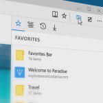 Microsoft edge favorites settings