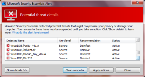 Microsoft security essentials on windows10