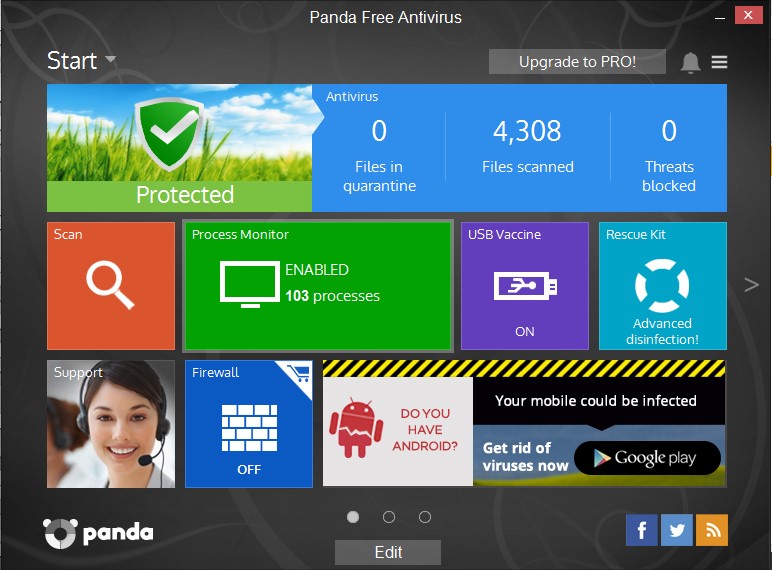 Panda antivirus on windows 10