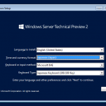 Windows server 2016 next install