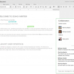 Zoho docs writer app