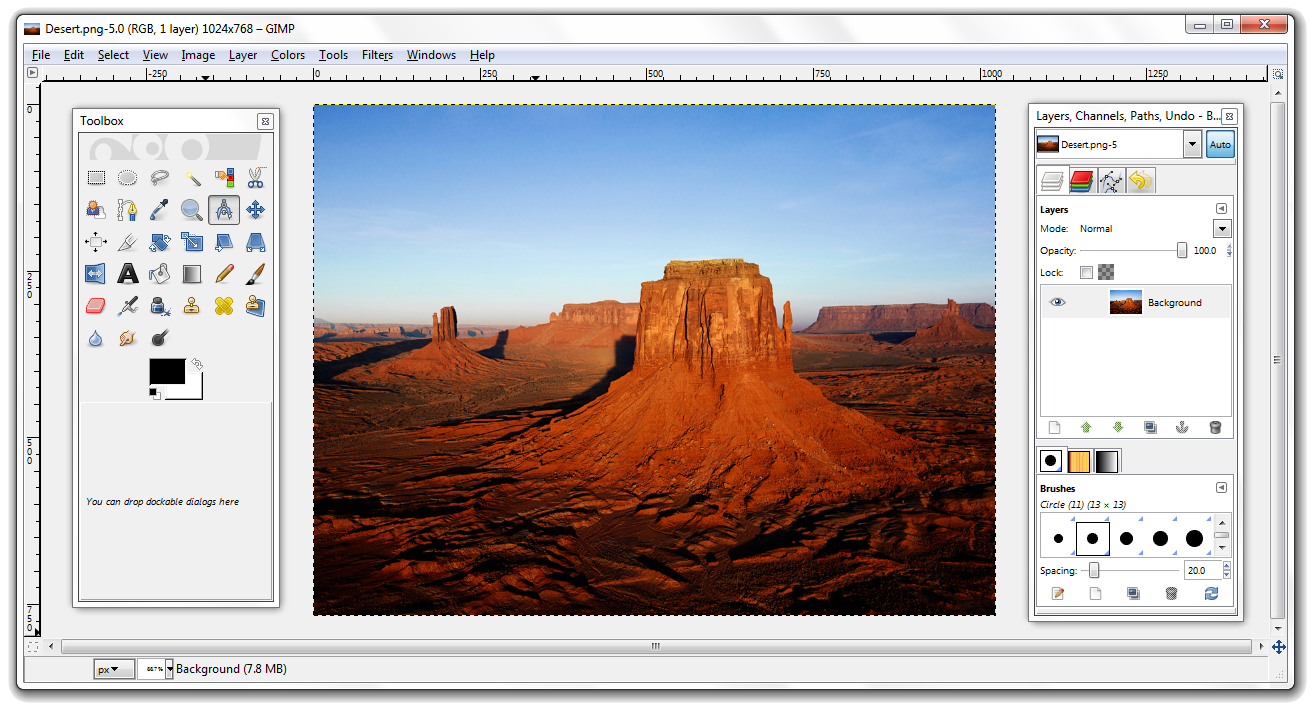 free photo editing software gimp download