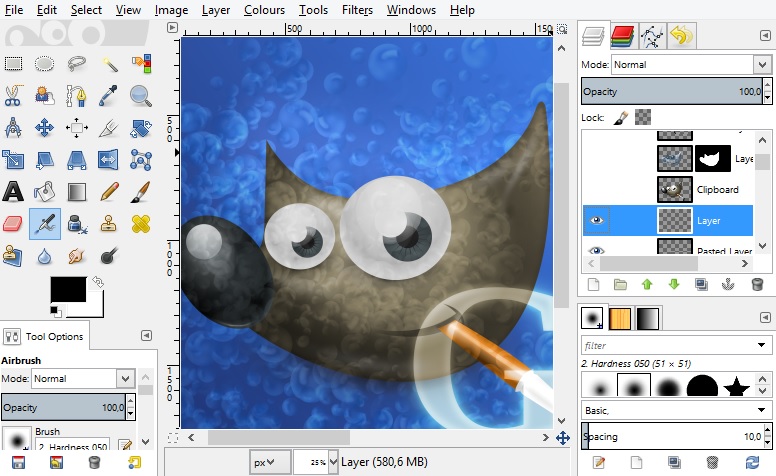 Gimp-on-Windows-10 - Windows Mode