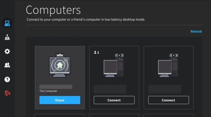 Parsec remote desktop app