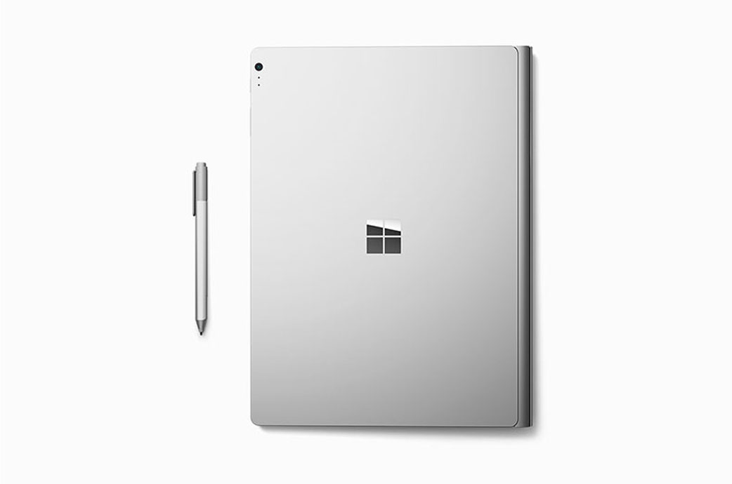 Surface book laptop gray