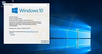 First windows 10 build 10558 screenshot leaked