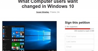 Petition calls for microsoft to release windows 10 update info