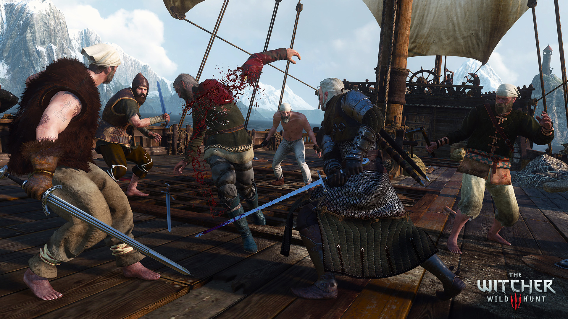 The witcher 3 wild hunt fight