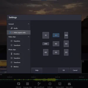 Aspect ratio