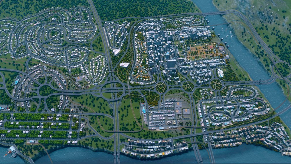 Cities skyline game graphics