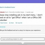Windows 10 adopters rail against start menu ads