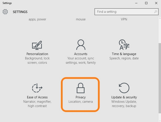 Windows 10 disable logging privacy