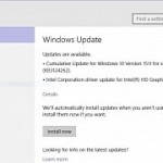 Microsoft releases windows 10 cumulative update kb3124262