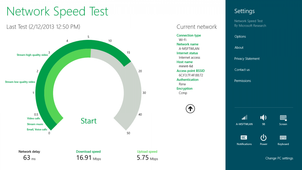 Windows 10 Network Speed Test