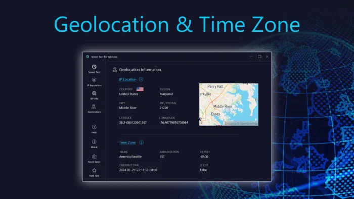 Geolocation timezone