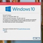 Windows 10 cumulative update kb3140742 increases version to 10586 112