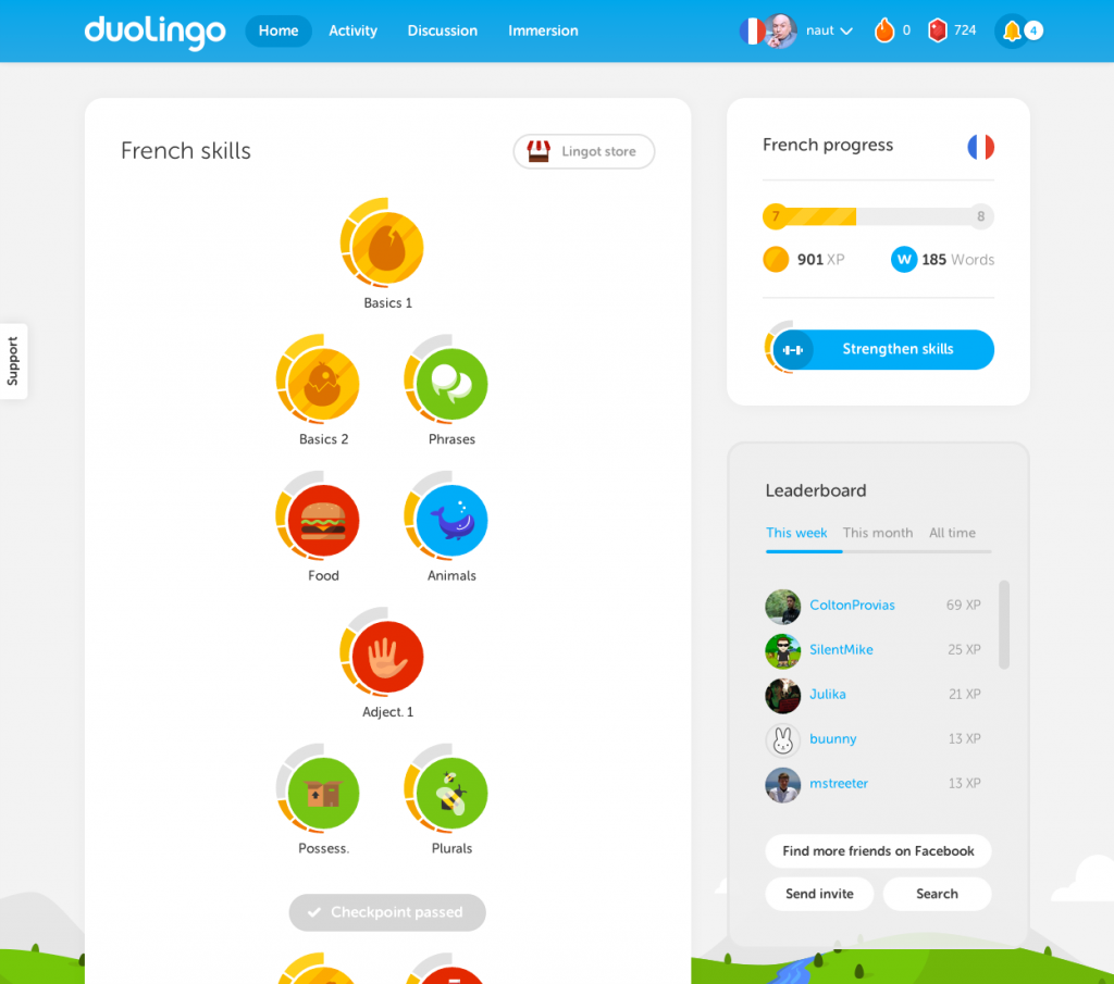 Duolingo for windowsphone