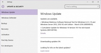 Microsoft launches windows 10 cumulative updates kb3140768 and kb3140745