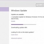 Microsoft releases windows 10 cumulative updates kb3147458 and kb3147461