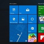 This is the new windows 10 start menu launching with anniversary update