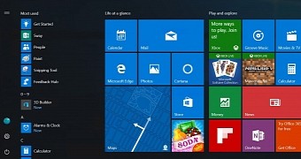 This is the new windows 10 start menu launching with anniversary update