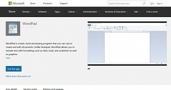 Microsoft wordpad other classic windows apps show up in windows 10 store