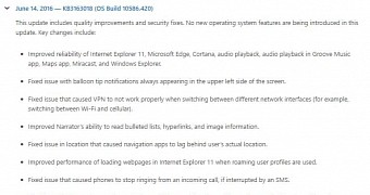 Microsoft releases windows 10 cumulative updates kb3163018 and kb3163017