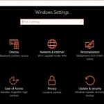This is the new settings app in windows 10 build 14361