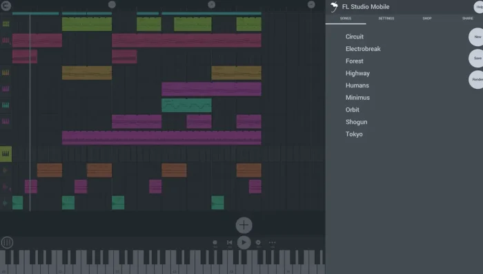 Fl studio mobile circuit