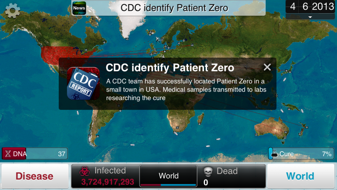 Plague inc evolved patient zero
