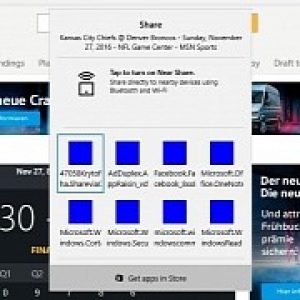 This is the new share feature coming in windows 10 creators update