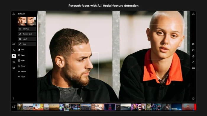 Retouch face ai
