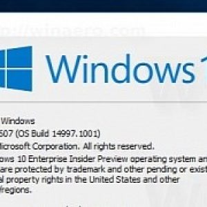 Windows 10 build 14997 leaked and available for download