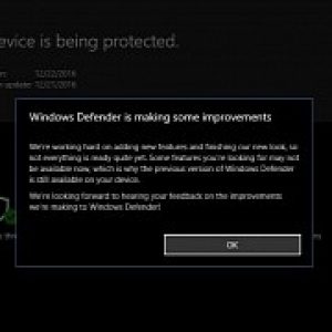 Windows 10 cumulative update kb3206309 brings windows defender improvements