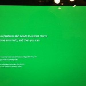 The windows 10 green screen of death gsod is now official