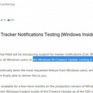 Windows 10 creators update redstone 2 to launch in april fitbit confirms