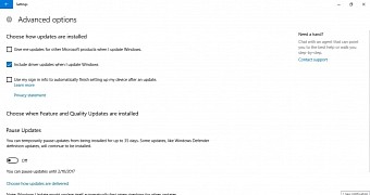 Windows 10 redstone 2 will let user exclude drivers from windows updates