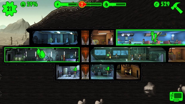Fallout shelter game play