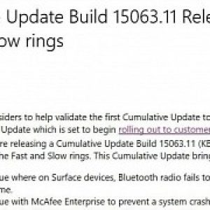 Microsoft releases cumulative update kb4016250 for windows 10 version 1703